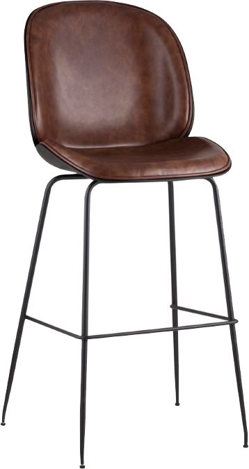 

Стул Stool Group Турин 8319TB (экокожа коричневый/черные ножки)