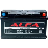 Автомобильный аккумулятор ALFA Standard 100 R+ (100 А·ч) в Мозыре