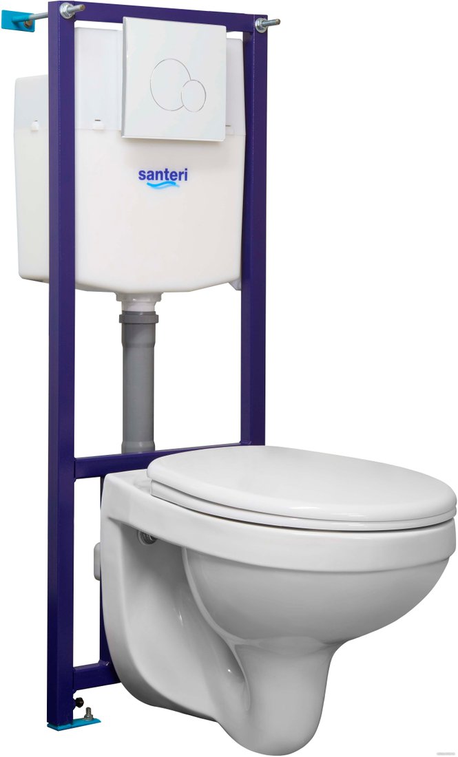 Унитаз подвесной Santeri Альфа Комфорт 1.3816.4.S00.00B.2