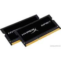 Оперативная память HyperX Impact 2x8GB KIT DDR3 SO-DIMM PC3-12800 HX316LS9IBK2/16