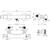 Смеситель Wellerein Termo 21term