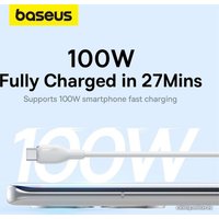 Кабель Baseus Pudding Series USB Type-A - USB Type-C (1.2 м, белый)