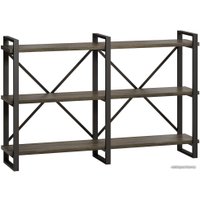 Стеллаж LoftyHome Лондейл Рант 160 (серый/черный)