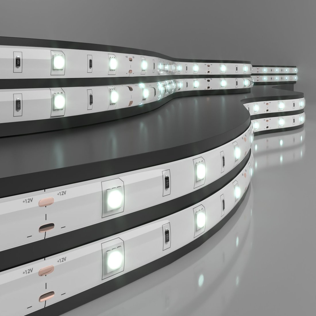 

Светодиодная лента Elektrostandard 12V 7.2W 30Led 5050 IP65 холодный белый a027834