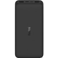 Внешний аккумулятор Xiaomi Redmi Power Bank 20000mAh (черный, международная версия)