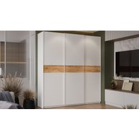 Шкаф-купе Трия Оскар Скания Т2 2100 268734 (ручка белая/белый снег/белый снег/дуб тортугга)