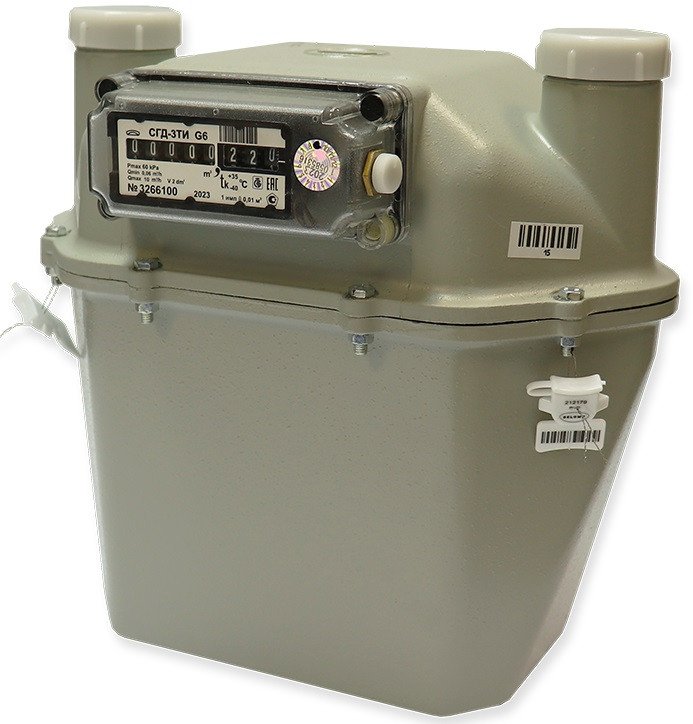 Счетчик газа БелОМО СГД-3Т-1И-2-G6 (правый)