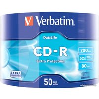 CD-R диск Verbatim 700Mb 52x 43787 (50 шт.)