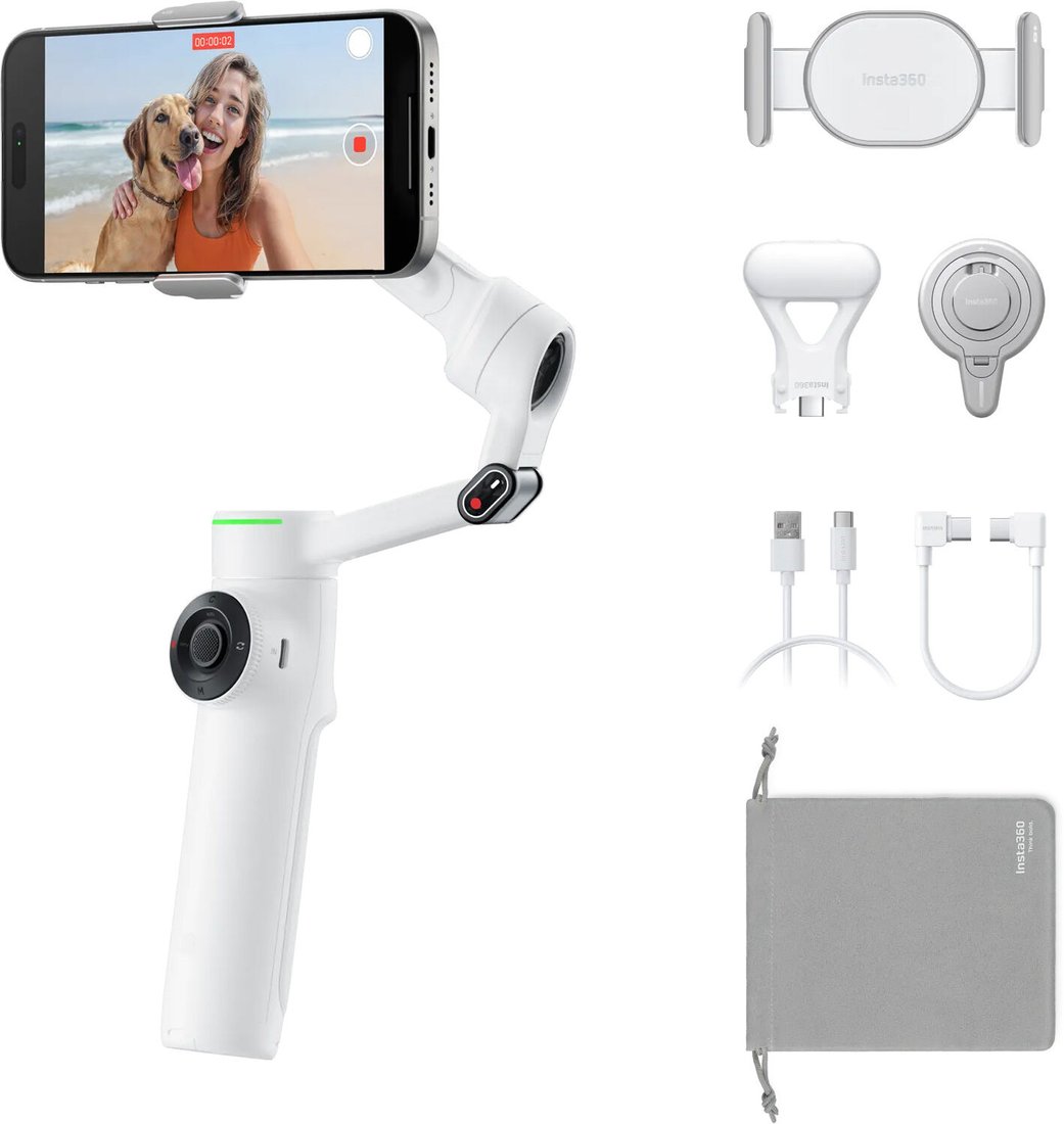Стабилизатор Insta360 Flow 2 Pro Creator Kit (белый)