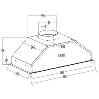 Кухонная вытяжка Schtoff Elemento 60 (нержавеющая сталь)