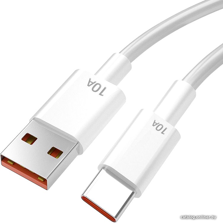 Кабель USBTOP USB Type-A - USB Type-C 10A (2 м, белый)