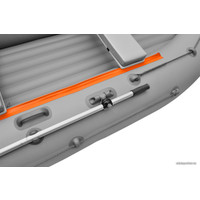 Моторно-гребная лодка Roger Boat Trofey 3100 (без киля, серый/оранжевый)