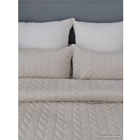 Набор текстиля для спальни Vip Camilla 240-260 (косичка, крем)