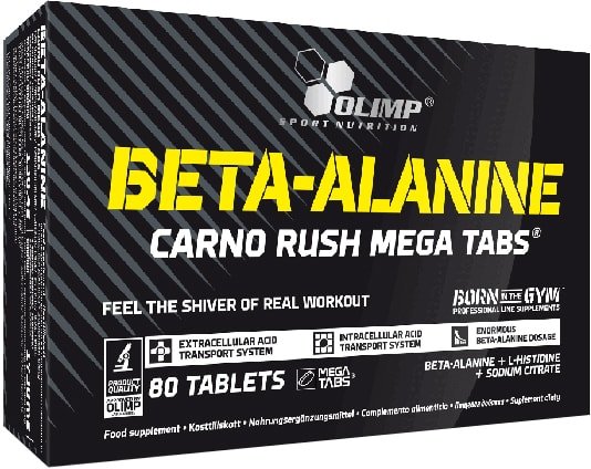 

Бета-аланин Olimp Beta-Alanine Carno Rush Mega Tabs (80 капсул)