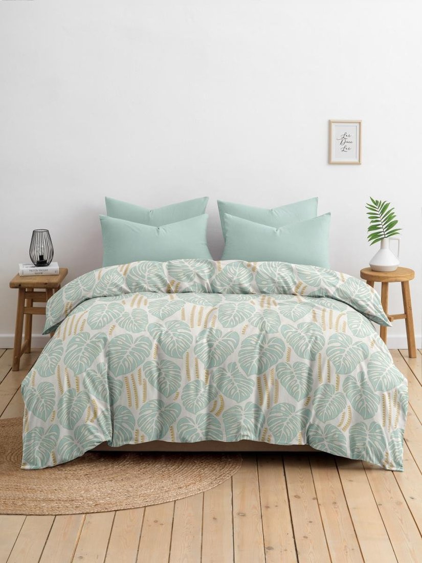 

1.5-спальный комплект постельного белья Ночь Нежна Джангл 1.5сп 70x70 20122-1+20312-14