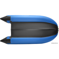 Моторно-гребная лодка Roger Boat Hunter Keel 3500 (малокилевая, синий/черный)