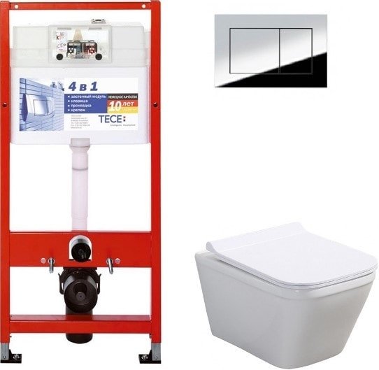 

Унитаз подвесной Tece Base Kit 94_S 824