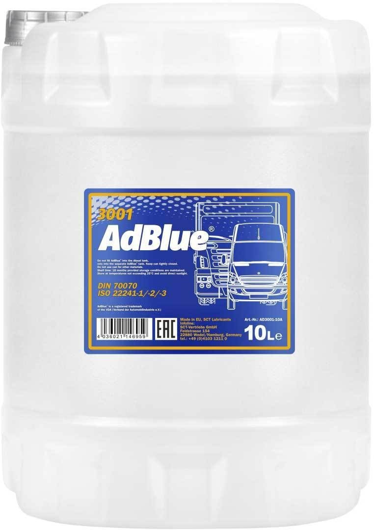 

Присадка в топливо Mannol AdBlue 3001 10л AD3001-10