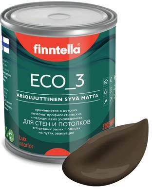 

Краска Finntella Eco 3 Wash and Clean Suklaa F-08-1-1-LG241 0.9 л (коричневый)