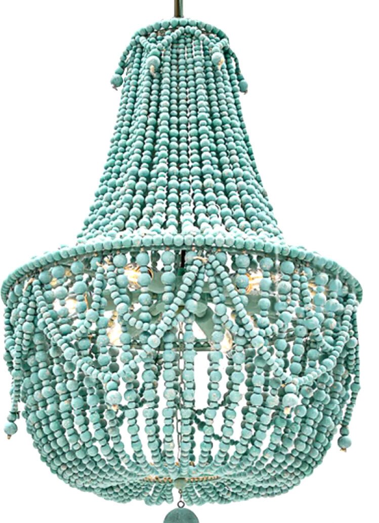 

Подвесная люстра ImperiumLoft Chanteuse chandelier turquoise 40.1993-1 156897-22