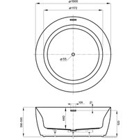 Ванна Wellsee Pour Plus 150x150 237101001 (отдельностоящая ванна белый глянец, экран, ножки, сифон-автомат хром)