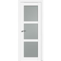 Межкомнатная дверь ProfilDoors 2.13U L 40x200 (аляска, стекло матовое)