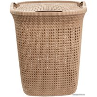 Корзина Эльфпласт Paola 37 л (бежевый)