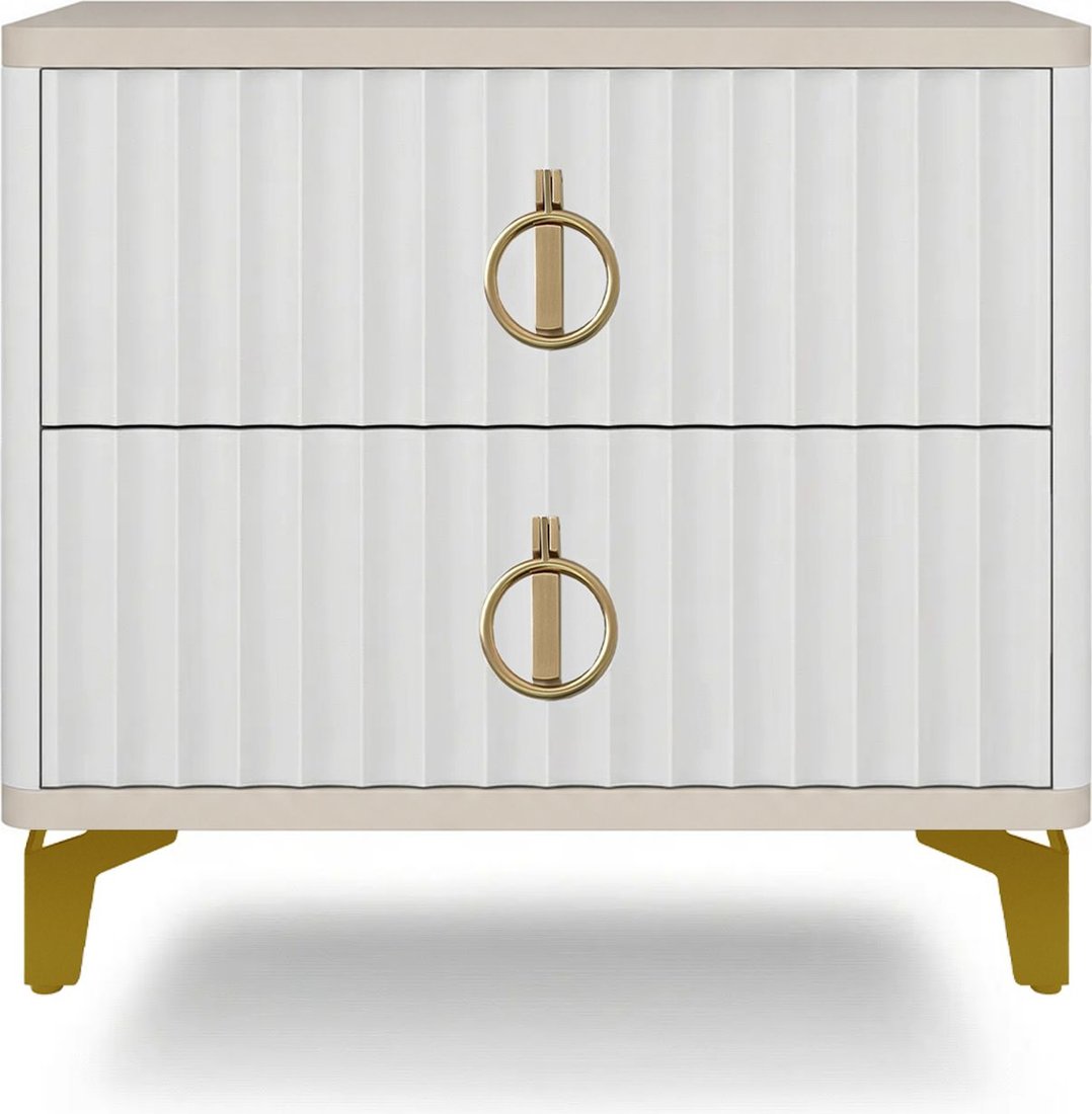 

Тумба Shtabe Royal 5103 эко (макиато/золото/р.золото)