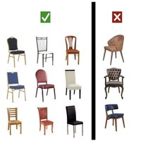 Чехол для стула Si Brano Принт (листики)