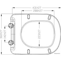 Сиденье для унитаза Lavinia Boho Bell Pro 33290100