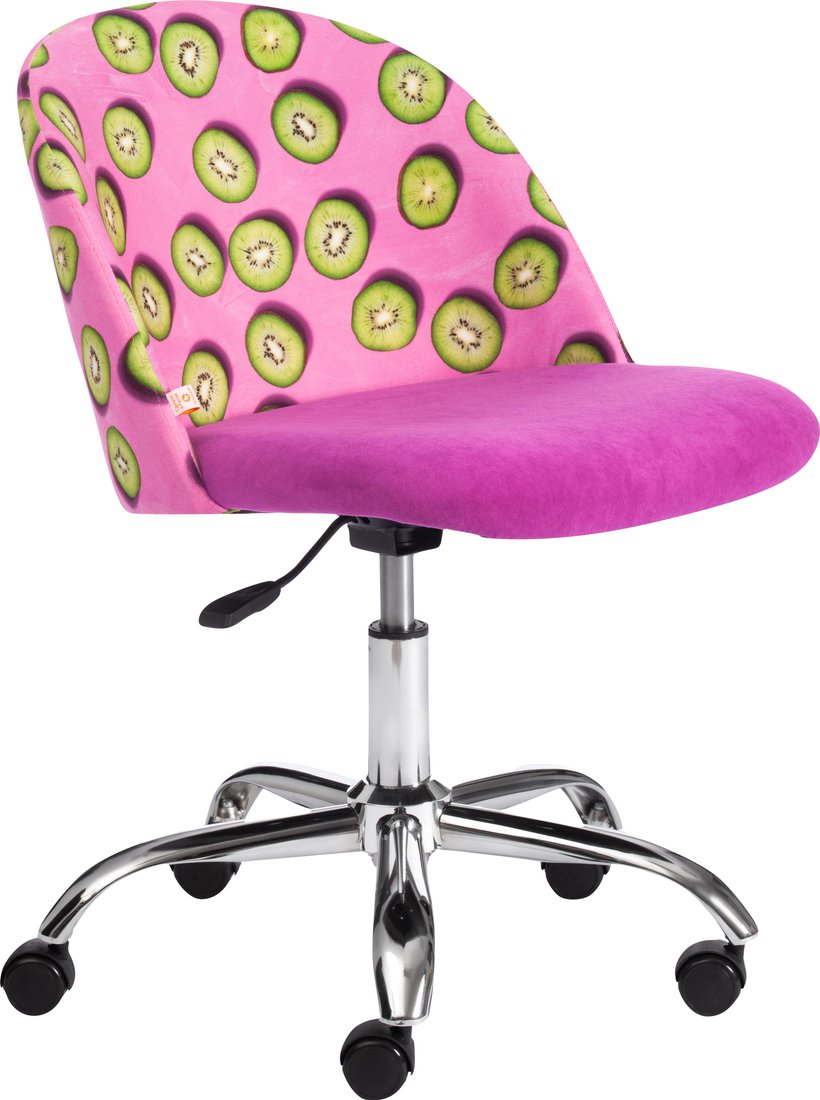 

Офисное кресло TetChair Melody Botanica 06 kiwi/138 (ткань/флок, фиолетовый)