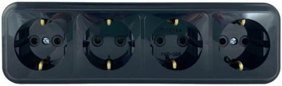 

Розетка Bylectrica Пралеска РА16-266 (черный)