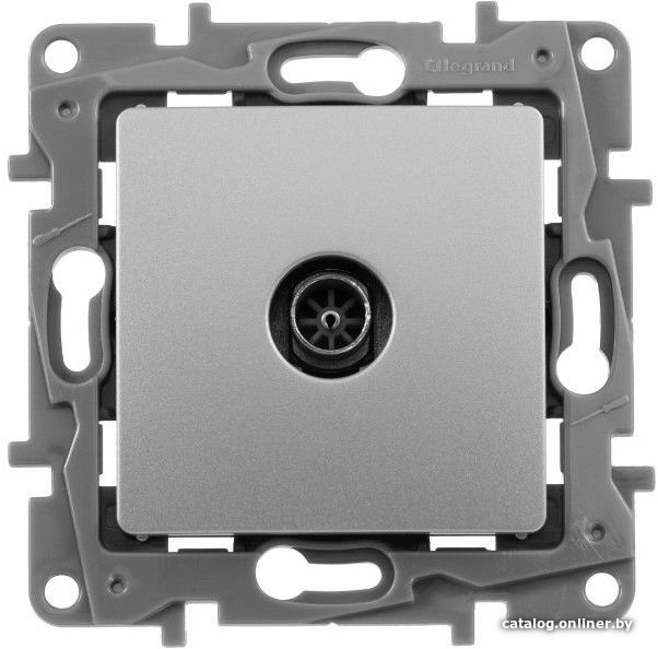 Розетка телевизионная Legrand Etika 672451 (алюминий)