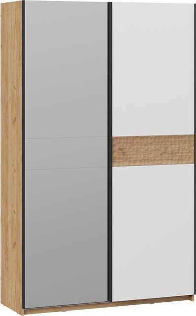 

Шкаф-купе Трия Оскар Скания Т2 1400 268657 (ручка черная/дуб крафт золотой/белый снег/дуб тортугга)