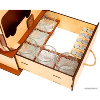 Подарочный набор Экспедиция Бочка-Бар 7111 (бежевый/коричневая)