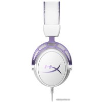 Наушники HyperX Cloud Alpha (белый/сиреневый)