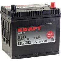 Автомобильный аккумулятор KRAFT EFB Asia JR+ (65 А·ч)