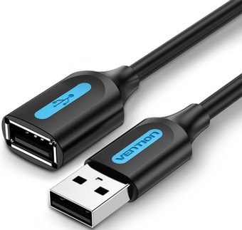 Кабель Vention CBIBF USB Type-A (1 м, черный)