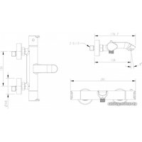 Смеситель Bravat Waterfall F673114C-01