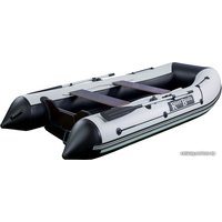 Моторно-килевая лодка RiverBoats 330 НДНД (серый/черный)