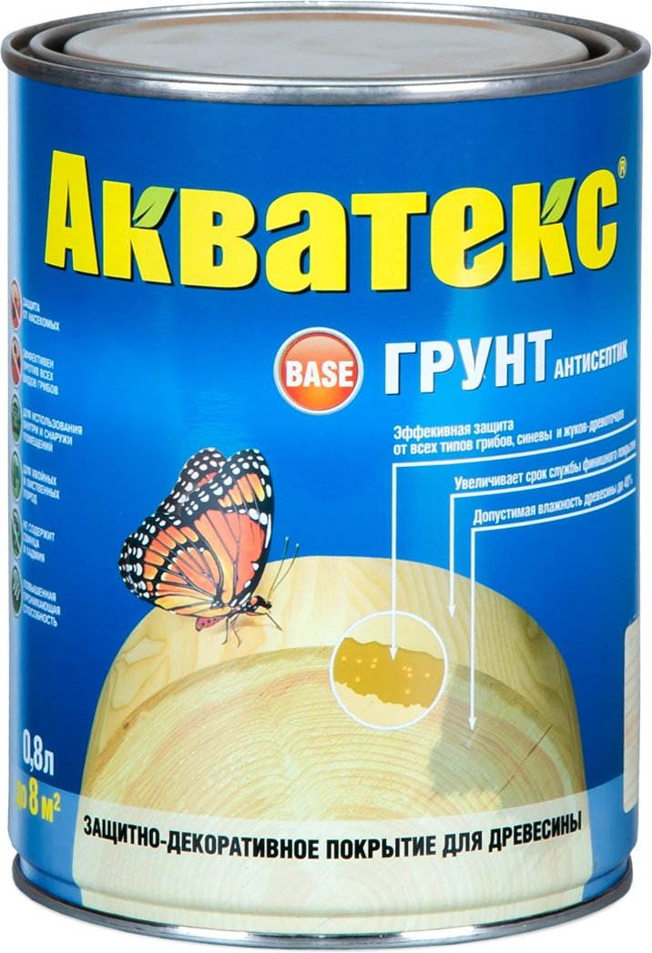 

Антисептик Акватекс Грунт-антисептик (бесцветный, 0.8 л)