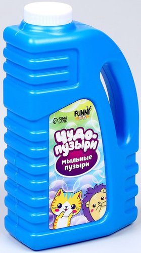 Раствор для мыльных пузырей Sima-Land 3788659 (цвета микс)