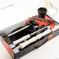 Cредний кальян Пушка Armageddon (белый)