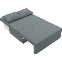 Диван Лига диванов Лагуна 125933 (рогожка амур серый)