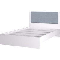 Кровать Аквилон Акцент №1200М (белое сияние/веллюкс 49)