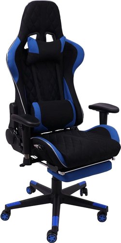 Игровое (геймерское) кресло AksHome Axel (черный/синий)