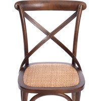 Стул Secret De Maison Cross Chair mod. CB2001 (тёмный орех)