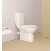 Унитаз напольный Керамин Альбано R ЖС 2-режим (с жестким сиденьем)