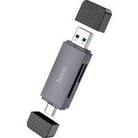 Карт-ридер Hoco HB45 USB-A + Type-C 3.0