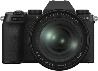 Беззеркальный фотоаппарат Fujifilm X-S10 Kit 16-80mm (черный)